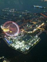 ランドマークタワー夜