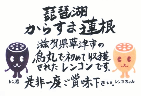 からすま蓮根　キャラ