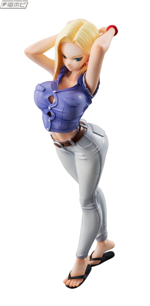 ドラゴンボール 人造人間18号 おっぱい フィギュア エロ (7)