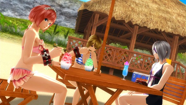 ゴッドイーター オフショット 水着 バカンス編 (4)