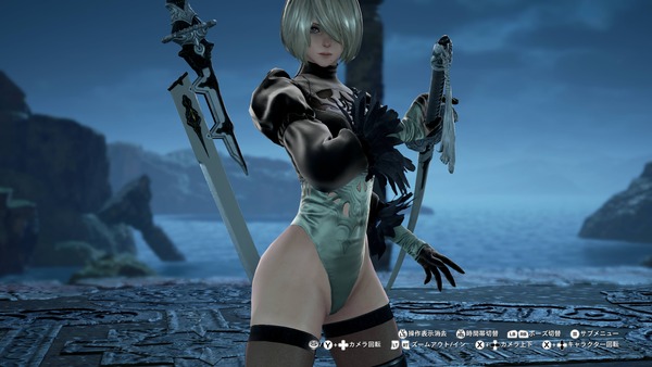 ソウルキャリバー6 ニーアオートマタ 2B エロ カイネ (9)