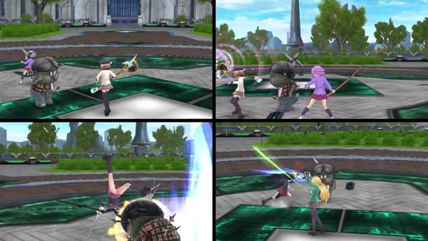 激次元タッグブラン+ネプテューヌVSゾンビ軍団 パンチラ (11)