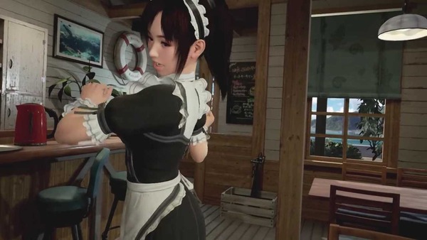 サマーレッスン DLC 喫茶店 メイド服 (11)