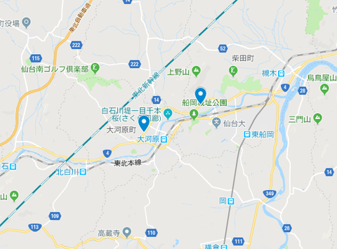 仙台南側