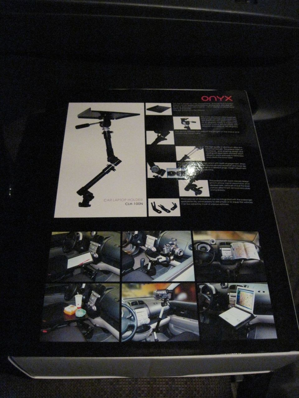 サンワダイレクト 車載用ノートパソコンスタンド「100-MR001」を