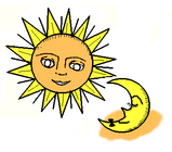 太陽と月