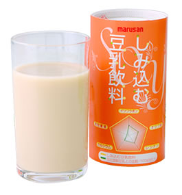 しみ込む豆乳