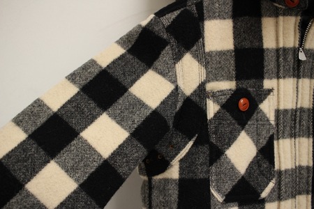 Quilted Lining Zip-Front Shirt