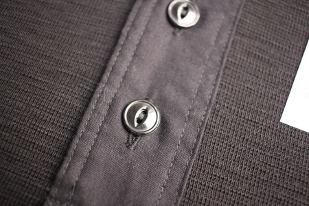 SLAB KNIT HENLEY NECK TEE