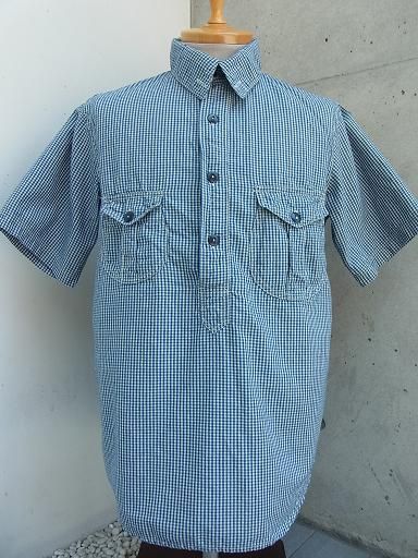 フリーホイーラーズ Locomotive Fireman Shirts チェック LOCOMOTIVE FIREMAN SHIRT - INDIGO SMALL CHECK : McFly