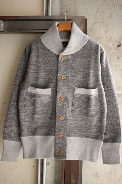 SHAWL COLLAR CARDIGAN TYPE SWEAT SHIRT (8)