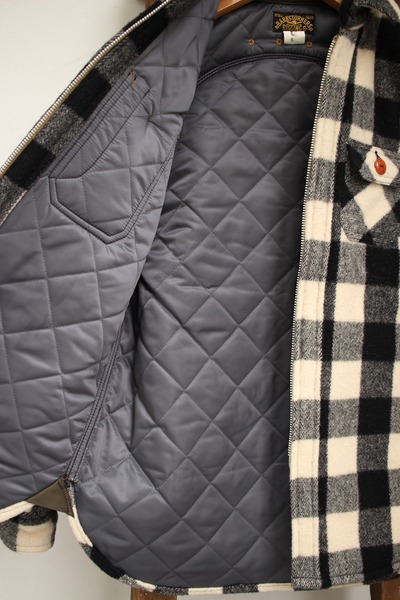Quilted Lining Zip-Front Shirt