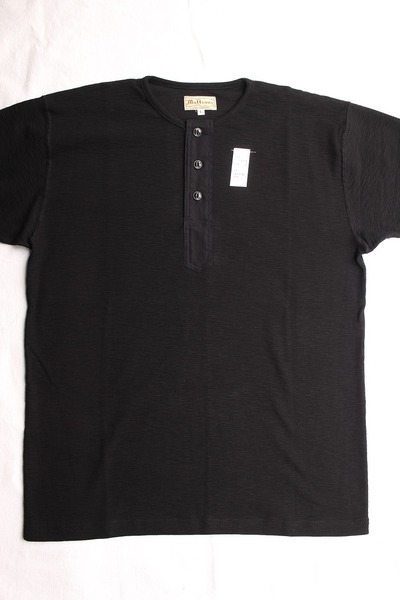 SLAB KNIT HENLEY NECK TEE