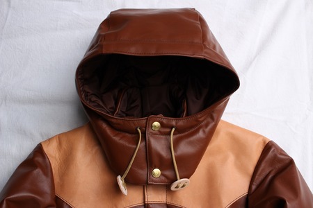 ALL LEATHER PRIMALOFT HOODED JKT