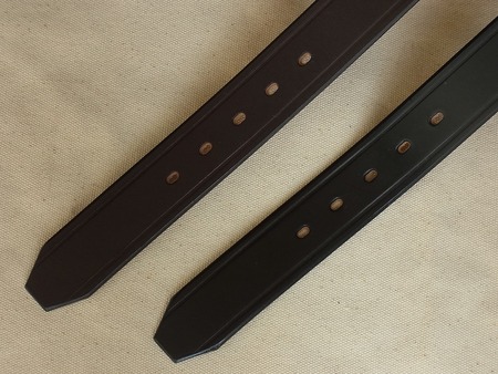U.K. Saddle Leather Single Pin Belt