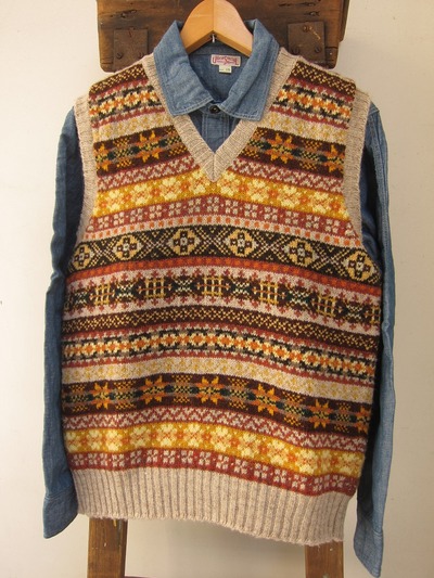 Fair Isle Wool Vest