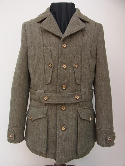 ADJUSTABLE COSTUME - Keeper's Tweed Norfolk Jacket (AJ-022