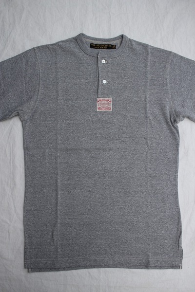 HENLEY NECKED TYPE SHORT SLEEVE SHIRT