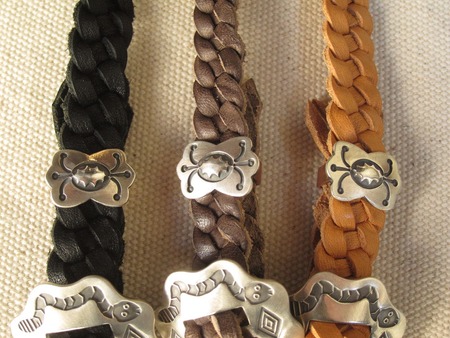 Mid 1960s Cowhide Braided Bracelet