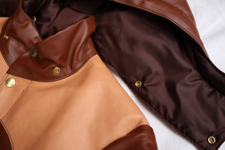 ALL LEATHER PRIMALOFT HOODED JKT