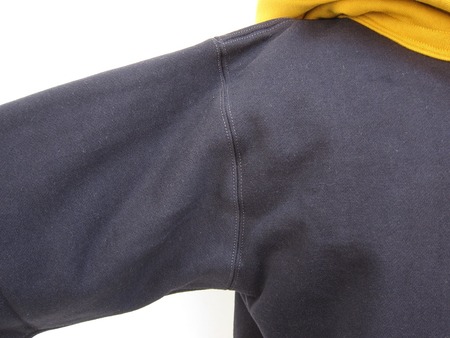 DOUBLE FACE 3-TONE SWEAT PARKA