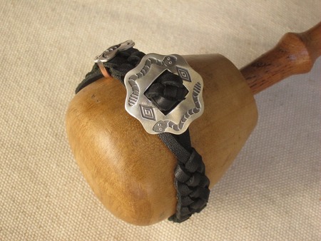 Mid 1960s Cowhide Braided Bracelet