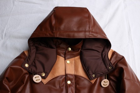 ALL LEATHER PRIMALOFT HOODED JKT