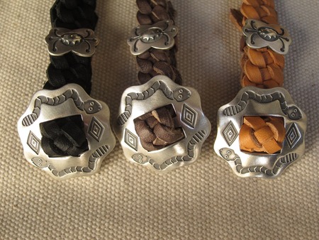Mid 1960s Cowhide Braided Bracelet