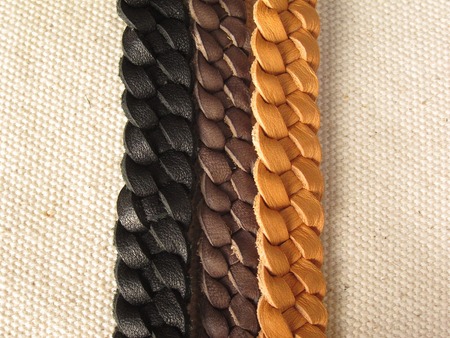 Mid 1960s Cowhide Braided Bracelet