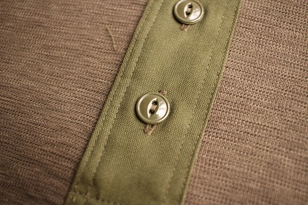 SLAB KNIT HENLEY NECK TEE
