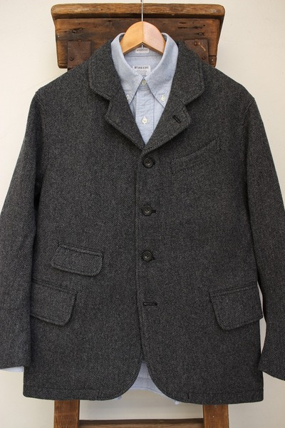 Creole Jacket Wool Pattern Tweed