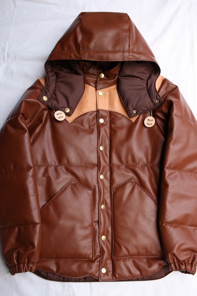ALL LEATHER PRIMALOFT HOODED JKT