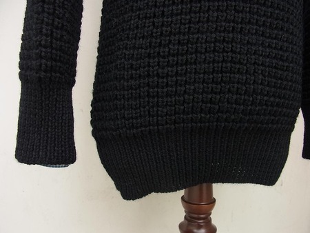 CREW NECKED FISHERMAN SWEATER (POPCORN)
