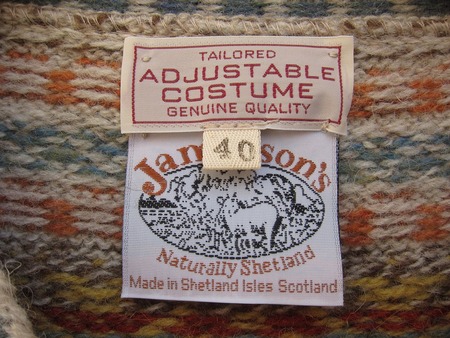 PRINCE OF WALES TYPE FAIR ISLE V NECK