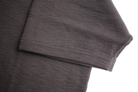 SLAB KNIT HENLEY NECK TEE