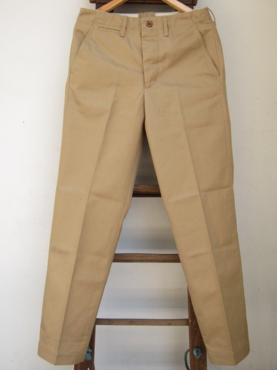 45 KHAKI COTTON TROUSERS