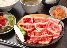 まかないカルビランチセット