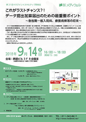 第31回スキルアップ案内書【表面メディウェルログ用280×396】