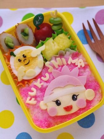 八重たんとキビタンの渾身☆キャラ弁当