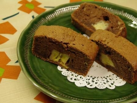 チョコバナナケーキ