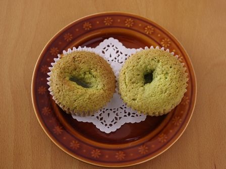 栗の甘露煮まるごと簡単はちみつカップケーキ抹茶とあずき04