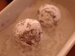 チョコレートガナッシュのクリスマスケーキ15