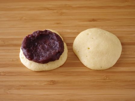 ホットケーキミックスとレンジで作るもっちり白どら焼き04
