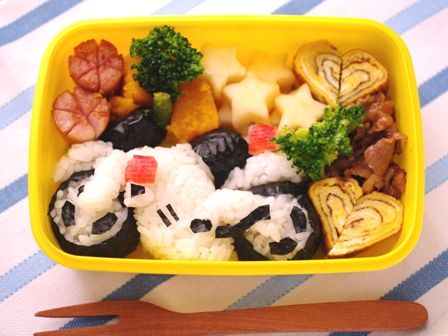 白バイのお弁当