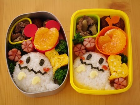 ハロウィンおばけのお弁当