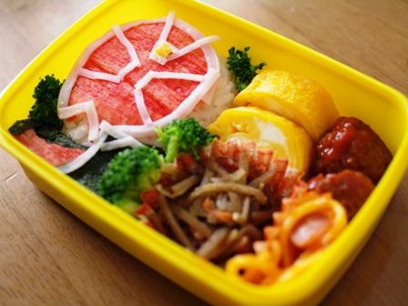 仮面ライダーウィザードっぽい弁当