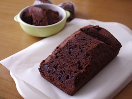 ダブルチョコパウンドのケーキでスポーツカー01