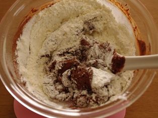 チョコレートガナッシュのクリスマスケーキ05