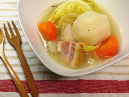 野菜で風邪をふきとばそうポトフ