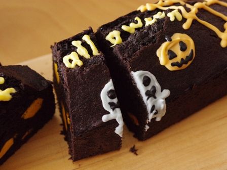ブラックココアとかぼちゃのハロウィンパウンド00